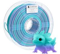Cookiecad Mermaid (Purple->Blue->Green Rainbow Transition) PLA 3D Printer Filament 1.75mm 1kg
