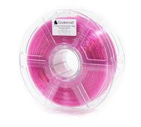 Cookiecad Pink Star Stuff Translucent Pink Glitter PLA 3D Printer Filament 1.75mm 1kg