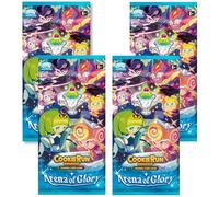 CookieRun: Braverse Trading Card Game - Arena of Glory Booster - 4 Pack Bundle (9 Cards Each) - Deck Building, Strategy Battle TCG, Randomly Assorted