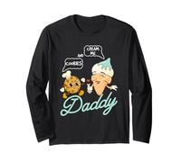 Cookies And Cream Me Daddy Lazy Halloween Costume Humor Long Sleeve T-Shirt