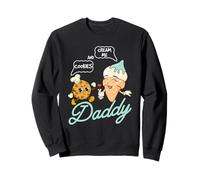 Cookies And Cream Me Daddy Lazy Halloween Costume Humor Sweatshirt