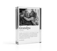 COOKIES AND KOALAS Dad Definition Acrylic Block Noun A6 10.4x14.8cm