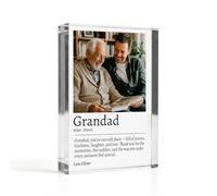 COOKIES AND KOALAS Dad Definition Acrylic Block Noun Art A7 7.4x10.5cm