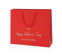 COOKIES AND KOALAS Fathers Day Bag Gift Red Large 40x30x13cm