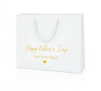 COOKIES AND KOALAS Fathers Day Bag Gift White Large 40x30x13cm