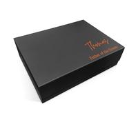 COOKIES AND KOALAS Personalised Bridesmaid Proposal Box - Extra Large 42×32×12 cm Black - Custom Text Printed - Wedding Bridesmaid Box, Maid of Honour, Flower Girl Gift