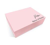COOKIES AND KOALAS Personalised Bridesmaid Proposal Box Extra Large Pink - Luxury Magnetic Gift Box for Maid of Honour & Wedding Party - Custom Name & Hidden Message, Empty Hamper for Robes