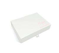 COOKIES AND KOALAS Personalised Bridesmaid Proposal Box Medium White - Luxury Magnetic Gift Box for Maid of Honour & Wedding Party - Custom Name & Hidden Message, Small Shallow Keepsake for Jewellery