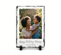 COOKIES AND KOALAS Personalised Photo Slate for Mum 20x30cm Rectangle | Personalised photo slate for Mum Nan or Grandma, your photo and text on 20x30cm natural rock, a Mother's Day keepsake