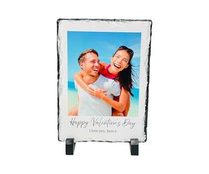 COOKIES AND KOALAS Photo Slate - 15x20 cm Rectangle Slate Print, Text | Rectangle slate photo print with text, 15x20 cm white matte slate personalised with your name and message