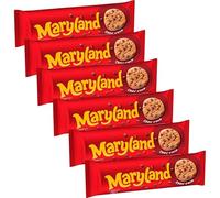 Cookies Bundle with Maryland Cookies Chocolate Chip 200g - 6 Pack | Cookies Cookies with Chocolate Chips, Suitable For Vegetarians.