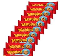 Cookies Bundle with Maryland Cookies Sugar Free Chocolate Chip 200g - 10 Pack | Cookies Containing Sugar Free Chocolate Chips with Sweeteners, Suitable For Vegans.