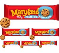 Cookies Bundle with Maryland Cookies Sugar Free Chocolate Chip 200g - 6 Pack
