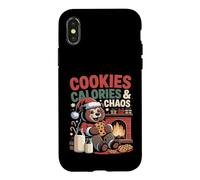 Cookies Calories And Chaos Cozy Christmas Case for iPhone X/XS