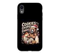 Cookies Calories And Chaos Cozy Christmas Case for iPhone XR