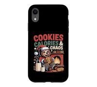 Cookies Calories And Chaos Cozy Christmas Case for iPhone XR