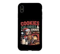 Cookies Calories And Chaos Cozy Christmas Case for iPhone XS Max