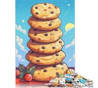 Cookies Christmas Vibes Puzzle für Erwachsene, 1000-teiliges Puzzle für Erwachsene, anspruchsvolles Spiel, Puzzles, lustige Spiele (75 x 50 cm)