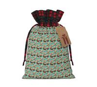 Cookies Food Chocolate Chips Biscuits Print Reusable Gift Drawstring Eco-Friendly Bags Holiday Wedding Party Favors Pouches