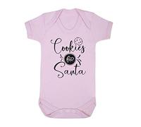 Cookies for Santa Baby Grow Vest, 6-12 Months, Pastel Pink