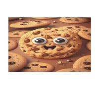 Cookies Wooden Puzzles for Adults,1000 Piece,Jigsaw Puzzle for Teens Brain Challenge （75×50cm）