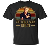 cookietong BeeKai Out for A Walk Bitch T-Shirt - Funny Shirts Black L