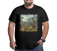 cookietong Charley Crockett The Man from Waco T Shirt Man's Summer Tee Casual Round Neck Short Sleeve Shirts Black L