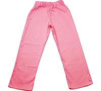Cookify Kids Chef Trousers for The Junior Cook, Light & Dark Pink Kitchen Uniforms (7-9years, Dark Pink)