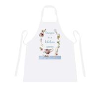 Cookify Personalised '… Is a Kitchen Queen' Aprons Fun Gifts For Men Women & Teenagers (Medium Adult 84cm x 65cm)