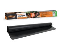 COOKINA B1 BBQ Reusable Mat-100% Non-Stick, Easy to Clean Grilling Sheet for Smokers, as Well as Gas, Charcoal and Electric Barbecues, Nonstick, Black