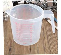 Cooking Baking Measuring Jug,1L Clear Plastic Measuring Jug, Measuring and Mixing Jug with Handle,Transparent Measuring Cup Jugs for Baking Cooking,Easy to Read Measurements