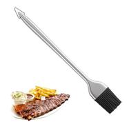 Cooking Brush - Heat Resistant Dispenser Spread Tool - Stainless Steel Handle Basting Extra Long Detachable Head Oil Brush | for Home Kitchen Baking Outdoor Grill Barbeque Meat Steak Vegetable Food