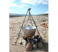 Cooking Camping Tripod, dutch oven bush craft iron fire canoe Scouts