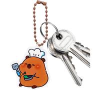 (Cooking) Capybara Bag Charm,Animals Dolls Pendant - Cute Keychain, Backpack Decoration, Multifunctional, Home Decoration For Children, Friends