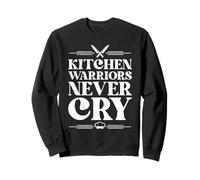 Cooking clothes KITCHEN WARRIORS NEVER CRY Funny Cooks Sweatshirt