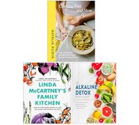 Cooking Fast and Slow, Linda Mccartney's Family Kitchen & The Alkaline Detox Reset Cleanse 3 Books Collection Set