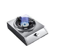Cooking Gas Cooker, 4.0KW LPG Gas Stove, Stainless Steel Catering Indoor Regulators, with Flameout Protection, for Home Kitchen