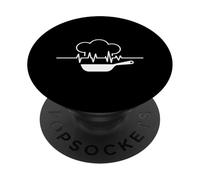 Cooking Heartbeat Chef's Passion Culinary PopSockets Adhesive PopGrip