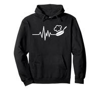 Cooking Is My Heartbeat Chef Passion Pullover Hoodie