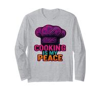 Cooking is My Peace Chef Culinary Food Lover Kitchen Zen Long Sleeve T-Shirt