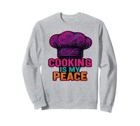 Cooking Is My Peace Chef Culinary Food Lover Kitchen Zen Sweatshirt