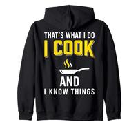 COOKING IS MY THING Funny Cooking Saying Zip Hoodie