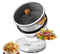 Cooking Machine 2000W, 8L Multifunctional Stir-Fry with Adjustable Speed, 360° Rotating and 3D Heating, 7 Cooking Modes, One-Click Smart Start