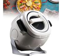 Cooking Machine 6L, Portable Automatic Stir Fry Cooker with Smart Touch Panel, 360° Rotating Pot, Large Capacity, 3D Heating for Stir-Frying and Stewing