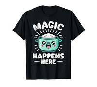 Cooking Magic Happens HERE Funny Gastronomy T-Shirt