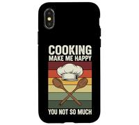 Cooking Make Me Happy You Not So Much Case for iPhone X/XS