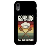Cooking Make Me Happy You Not So Much Case for iPhone XR