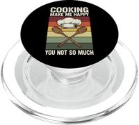 Cooking Make Me Happy You Not So Much PopSockets PopGrip for MagSafe