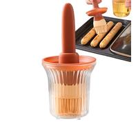 Cooking Oil Dispenser with Brush - 2 in 1 Leakproof Bottle Precise Thick Dispenser Built-in Silicone Basting Brush | Bakery Stove BBQ Pastry Chefs