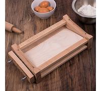 Cooking on Mars Chitarra Pasta Cutter, Made in Italy, Beechwood and 18/8 Stainless Steel, 14.57 x 7.87-InchesQQ